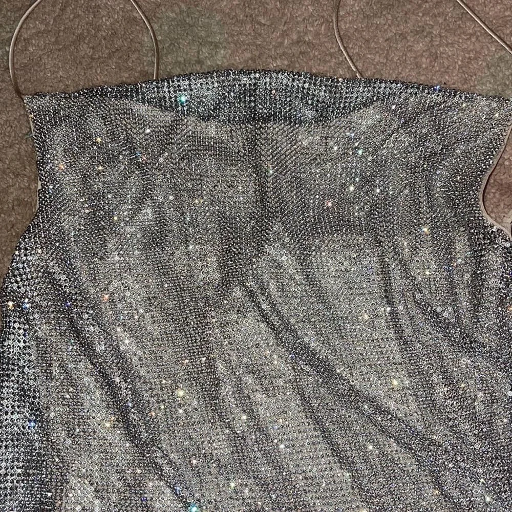 Alice and Olivia Harmony Chainmail Slip Dress - Picture 13 of 13